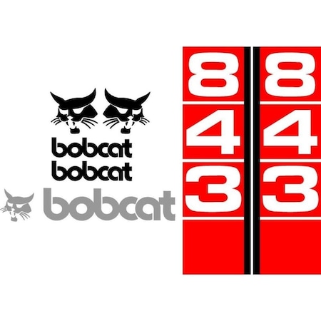 Aftermarket Decal Set BOBCAT843-1DECALSET